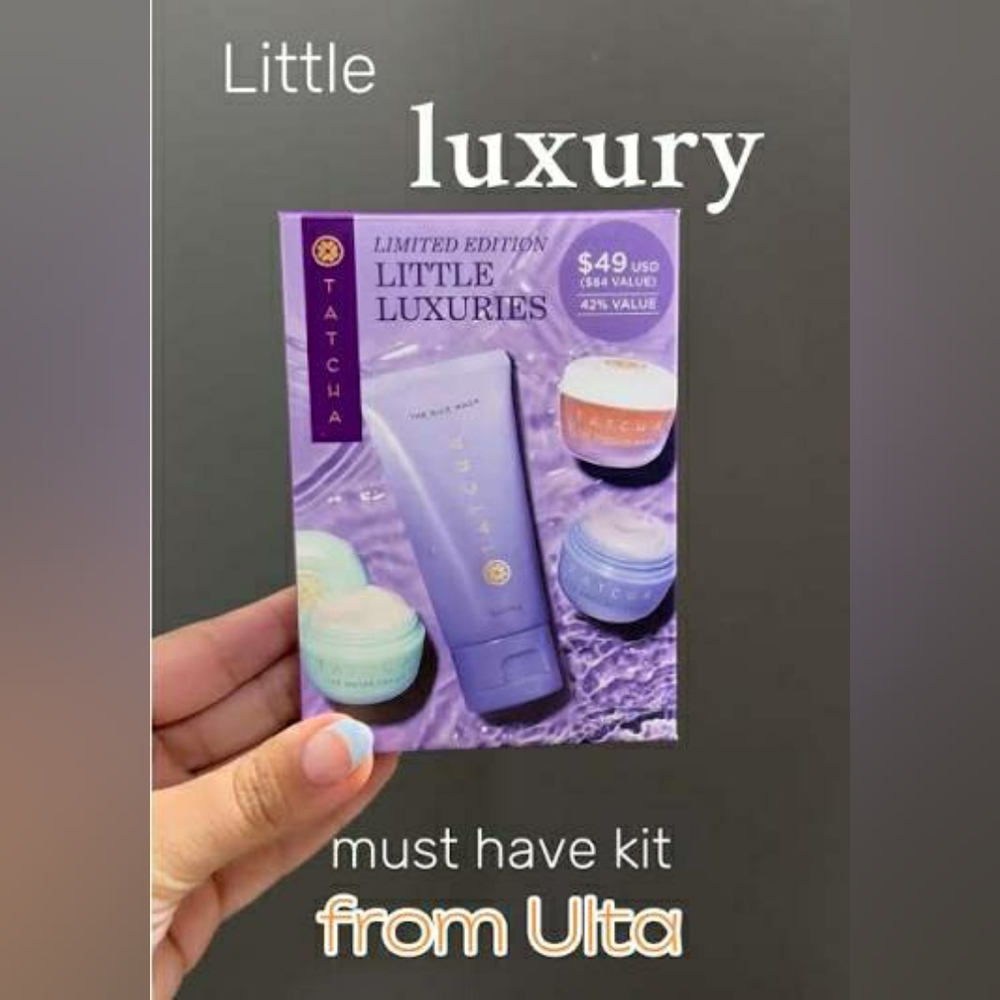4PC🔮Set Need🔮BNIB LE Tatcha 4PC LITTLE LUXURIES Value Skincare Gift Set!$84V! - Picture 8 of 15